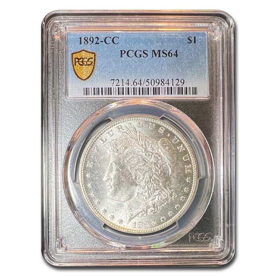 1892-CC Morgan Dollar MS-64 PCGS