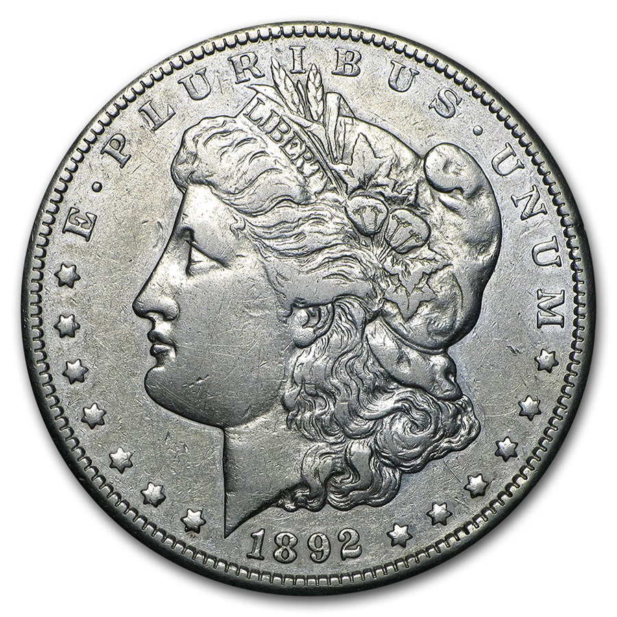 1892-CC Morgan Dollar VF