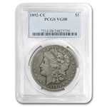 1892-CC Morgan Dollar VG-8 PCGS