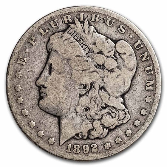 1892-CC Morgan Dollar VG