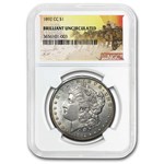 1892-CC Stage Coach Morgan Dollar BU NGC