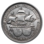 1892 Columbian Expo Half BU Details (Cleaned)