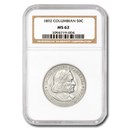 1892 Columbian Expo Half Dollar MS-62 NGC