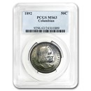 1892 Columbian Expo Half Dollar MS-63 PCGS