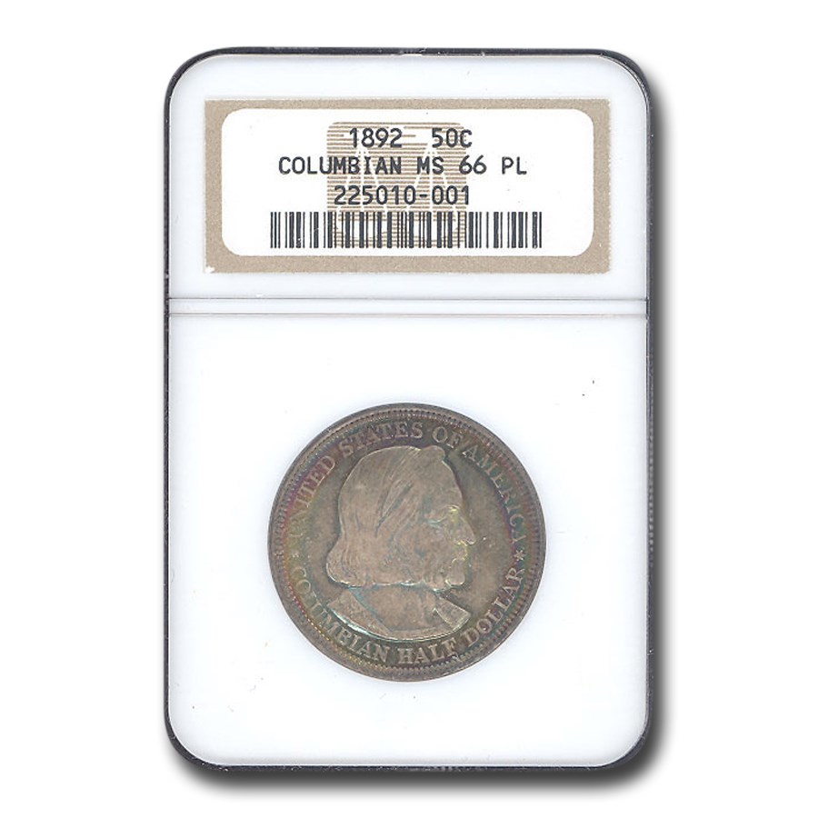 1892 Columbian Expo Half Dollar MS-66 NGC (PL)