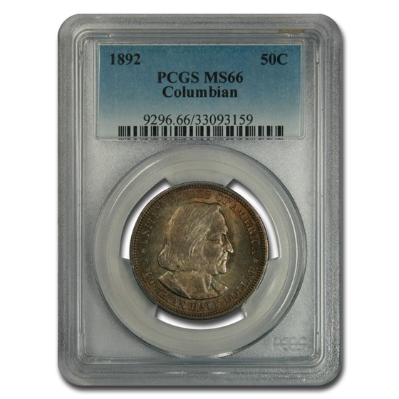 1892 Columbian Expo Half Dollar MS-66 PCGS 1892 Columbian Expo Half Dollar MS-66 PCGS