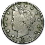 1892 Liberty Head V Nickel Fine