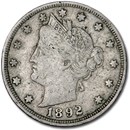 1892 Liberty Head V Nickel VF
