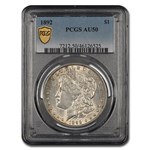 1892 Morgan Dollar AU-50 PCGS