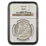 1892 Morgan Dollar AU-53 NGC