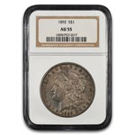 1892 Morgan Dollar AU-55 NGC (Toned)