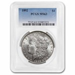 1892 Morgan Dollar MS-63 PCGS
