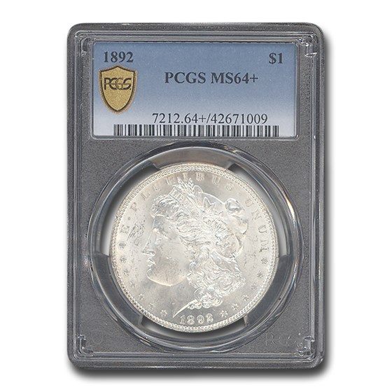 1892 Morgan Dollar MS-64+ PCGS 1892 Morgan Dollar MS-64+ PCGS