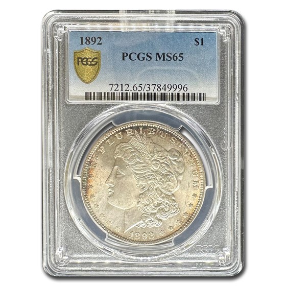1892 Morgan Dollar MS-65 PCGS
