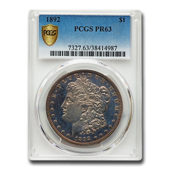1892 Morgan Dollar PR-63 PCGS 1892 Morgan Dollar PR-63 PCGS
