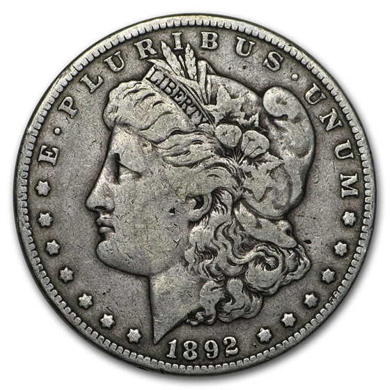 1892 Morgan Dollar VG/VF 1892 Morgan Dollar VG/VF