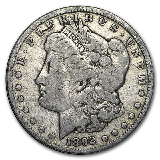 1892 Morgan Dollar VG 1892 Morgan Dollar VG