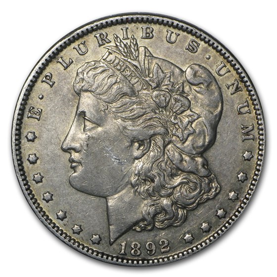 1892 Morgan Dollar XF 1892 Morgan Dollar XF