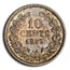 1892 Netherlands Silver 10 Cents MS-63 PCGS