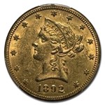 1892-O $10 Liberty Gold Eagle MS-62 PCGS
