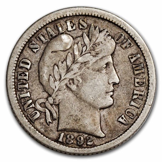 1892-O Barber Dime VF 1892-O Barber Dime VF