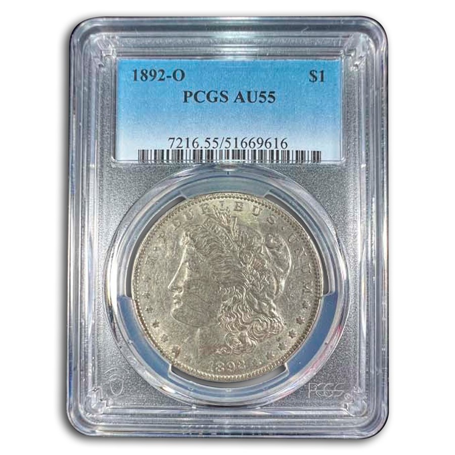 1892-O Morgan Dollar AU-55 PCGS