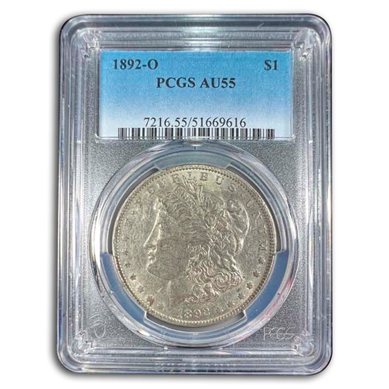 1892-O Morgan Dollar AU-55 PCGS 1892-O Morgan Dollar AU-55 PCGS