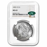 1892-O Morgan Dollar MS-63 NGC CAC
