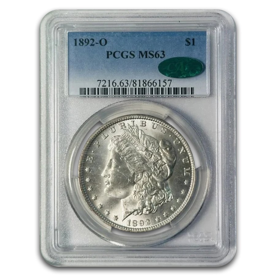 1892-O Morgan Dollar MS-63 PCGS (CAC)