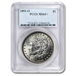 1892-O Morgan Dollar MS-63+ PCGS