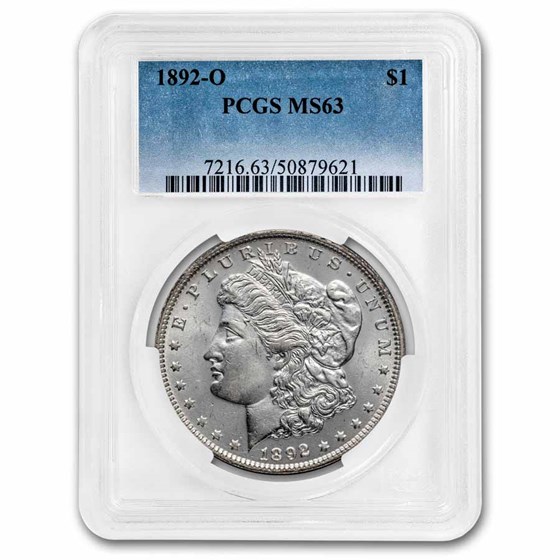 1892-O Morgan Dollar MS-63 PCGS 1892-O Morgan Dollar MS-63 PCGS