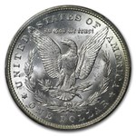1892-O Stage Coach Silver Dollar BU PCGS