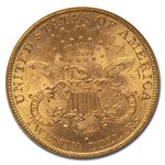 1892-S $20 Liberty Gold Double Eagle MS-63 NGC