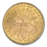 1892-S $20 Liberty Gold Double Eagle MS-63 PCGS CAC