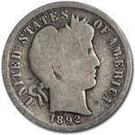 1892-S Barber Dime Good