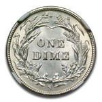 1892-S Barber Dime MS-64 NGC