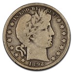 1892-S Barber Half Dollar VG-8 PCGS