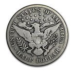 1892-S Barber Half Dollar VG