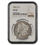 1892-S Morgan Dollar AU-50 NGC