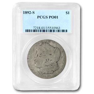 1892-S Morgan Dollar Poor-1 PCGS (Low Ball Registry) 1892-S Morgan Dollar Poor-1 PCGS (Low Ball Registry)