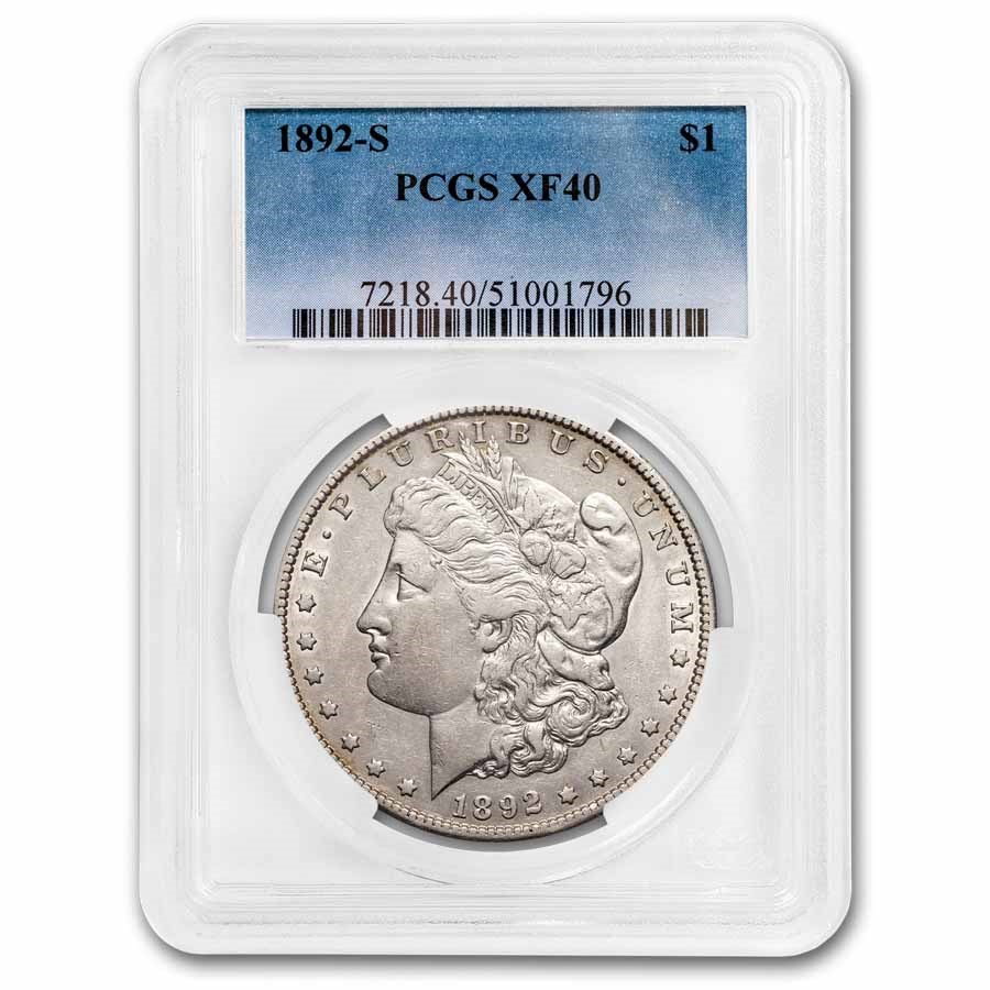 1892-S Morgan Dollar XF-40 NGC
