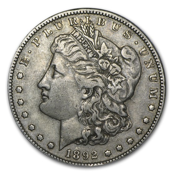 1892-S Morgan Dollar XF