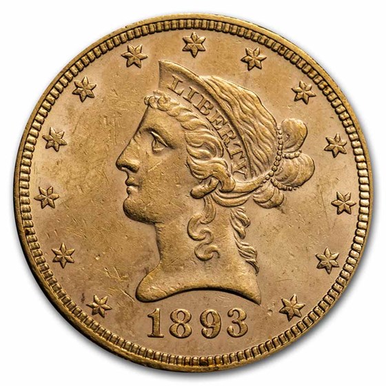 1893 $10 Liberty Gold Eagle BU