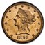 1893 $10 Liberty Gold Eagle MS-63 NGC