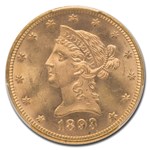 1893 $10 Liberty Gold Eagle MS-65 PCGS