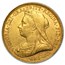 1893-1901 Great Britain Gold Sov. Victoria Veil Head (Avg Circ)