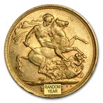 1893-1901-P Australia Gold Sovereign Victoria Veil Head BU
