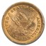 1893 $2.50 Liberty Gold Quarter Eagle MS-62 PCGS