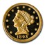1893 $2.50 Liberty Gold Quarter Eagle PR-66 DCAM PCGS CAC
