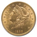 1893 $20 Liberty Gold Double Eagle MS-61 PCGS